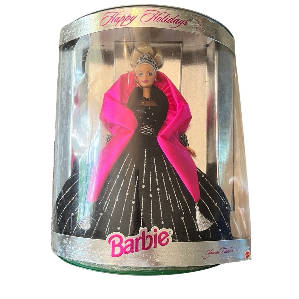 Vintage 1998 Happy Holidays Barbie NIB